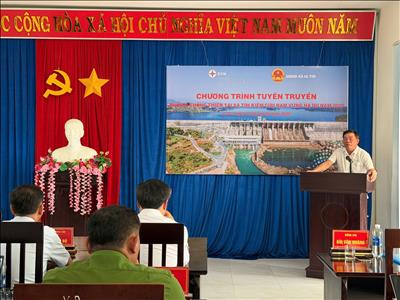 Công ty Phát triển Thủy điện Sê San tăng cường tuyên truyền PCTT&TKCN vùng hạ du Nhà máy năm 2026