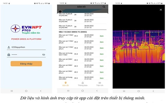 PTC3 ứng dụng thành công AI trong giám sát nhiệt độ trạm biến áp