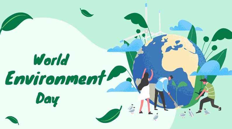 A person and person cleaning the earthDescription automatically generated